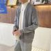 Sweater Cardigan Men's Autumn And Winter Trend Loose Knit Sweater Thread Clothing_viptrois.com
