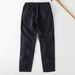 Men's Clothing Casual Linen Pants Loose And Comfortable Linen Casual Pants Breathable And Cool Trousers C008_viptrois.com