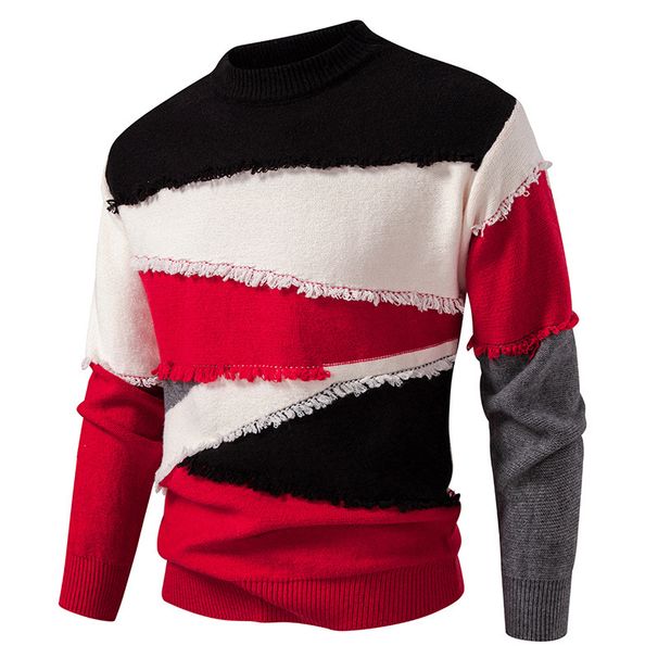 "Men's Retro Knit Cardigan – Autumn & Winter Casual Pullover With Large Sizes"_viptrois.com