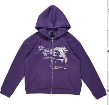 Men's Clothing Popular Zipper Sweatshirts New Retro Hoodies Men's And Women's Jackets And Tops_viptrois.com