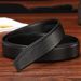 Men's Belt Automatic Headless Belt Head Layer Pattern Litchi Pattern Scratch Resistant 3.5CM_viptrois.com