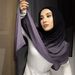 Women's Scarves Literary Retro Gradient Color Wide Brimmed Rayon Long Scarf Light Sunscreen Shawl Beach Towel Headscarf_viptrois.com