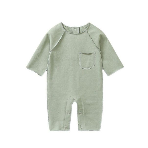 Kids' Clothing Newborn Clothes Plus Velvet Jumpsuit Autumn And Winter Baby Warm Jumpsuit Crawling Clothes_viptrois.com
