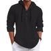 Men's Slim Fit Hooded Sweatshirt – 100% Cotton Pullover With Breathable Comfort For Casual Wear_viptrois.com