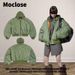 Men's Clothing Autumn And Winter Outdoor Warm Machete Silhouette Hole Bomber Jacket Cotton Coat_viptrois.com