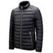 Men's Lightweight Quilted Jacket With Stand Collar, Slim Fit Casual Winter Coat For Youth (Multiple Colors & Sizes)_viptrois.com
