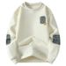 Men's Double-Sided Velvet Sweater – Premium Austrian Grain Texture, Thick Winter Pullover (White/Grey/Black/Brown/Green, M-3XL)_viptrois.com