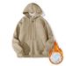 Pure Wholesale Men's Zipper Hooded Plus Size Fleece Warm Jacket Autumn Winter Trendy Sweatshirt Direct Shipping_viptrois.com