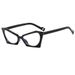 Women's Eyewear Frames Cat Eye Polygonal Glasses Frame Fashion High End Niche Glasses Trendy Personality Anti Blue Light Flat Glasses_viptrois.com