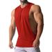 Men's Slim Fit Sleeveless Vest - Breathable Polyester Blend, Moisture-Wicking, Quick-Dry, For Gym, Running & Casual Wear_viptrois.com