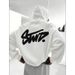 Men's Clothing Hip-Hop Hoodie With Print - Lightweight Cotton Lined Pullover Sweatshirt For Spring & Fall (White, Blue, Black, Gray, Beige)_viptrois.com