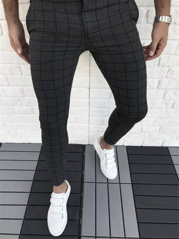 Casual Pants Men's Trousers Loose Suit Pants Light Business Suit Pants Spring And Autumn Trousers_viptrois.com
