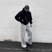 Men's Clothing AUTICUP Scuba Spring Cleanfit Scimitar Sweatpants Three Dimensional Cut Straight Casual Pants_viptrois.com