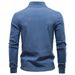 Pure Warm Base Layer Zipper Half Stand Collar Sweatshirt Long Sleeve New 2025 Men's European Size Autumn Winter Derong_viptrois.com