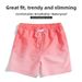 Men's 3D Gradient Color Surfing Swim Trunks Adult Flat Front Casual Beach Shorts Trendy Vacation Sports_viptrois.com
