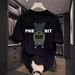 Cotton Short-sleeved T-shirt Men's Summer New Casual Printing Versatile Loose Ruffian Handsome Trendy Top T-shirt_viptrois.com