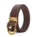 Automatic buckle nylon canvas belt Outdoor casual breathable pants belt_viptrois.com