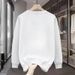 Autumn And Winter Round Neck Hoodie Versatile Men's Inner Layer Long Sleeved T-shirt Base Shirt_viptrois.com