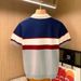 Men's Clothing Summer Fashion Contrast Color Yuppie Short Sleeved T Shirt Light Luxury Retro Casual Personality Color Matching Knitted Polo Shirt_viptrois.com