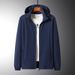 Men's Clothing Outdoor Elastic Windbreaker Soft Shell Rusk Clothes Plus Size Waterproof Thin Mountaineering Suit _viptrois.com