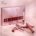 Pudaier Matte Pearlescent Fine Shining Lasting Colorless 12 Color Lip Glaze Lipstick Set_viptrois.com