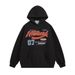 American Street Style Letter Print Hoodie Loose Fit Men's Autumn Winter Kangaroo Pocket Pullover Casual Sweatshirt Niche_viptrois.com