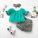 Babies' clothes Summer Girl Bohemian Trendy Retro Suit Baby Girl Trumpet Sleeve Lace Top Cropped Pants Tassel Three-piece Set_viptrois.com