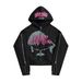 2024 Hoodie Printed Hooded Cardigan With Arm Zipper Casual Loose New Hot Sale_viptrois.com