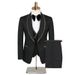 Men's Clothing New Style Supporter Suit Wedding Dress Groomsmen Three Piece Suit_viptrois.com