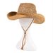Outdoor Straw For Men Summer Beach Western Cowboy Men's Protection Sun Hat Wide Brim_viptrois.com