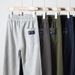 Men's Heavyweight Terry Cloth Sweatpants Trendy Retro Sporty Loose Straight Leg Drawstring Casual Bottoms 340G_viptrois.com