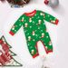 Christmas snowman Snowflake letters Christmas family suit printed homewear sleep_viptrois.com