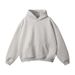 Men's Oversized Hooded Sweatshirt 360GSM Heavyweight Cotton Blend Pullover Casual Streetwear For Teens & Adults_viptrois.com