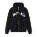 Gothic Punk Zip-Up Hoodie – Y2K Streetwear With 3D Print & Oversized Fit (Unisex, Zip-Front, Drop-Shoulder For Dark Academia & Hip-Hop Aesthetics)_viptrois.com