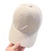2025 New Duck Tongue Slash Fox Embroidered Baseball Spring And Autumn Look Small Sunshade Hat Trendy_viptrois.com
