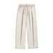 Men's Clothing Drape Loose Casual Pants Spring And Summer Retro Pleated Design Straight Pants Letter Print Long Pants_viptrois.com