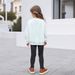 Mother & Kids INS Girls Girls Retro Cat Print Round Neck Sweatshirt Trousers Casual Stylish Children's Suit_viptrois.com
