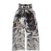 Men's Clothing Loose Retro Heavy Letter Print Casual Pants Double Waist High Street Fashion Wide Leg Pants Hip Hop Contrast Color Sweatpants_viptrois.com