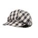 New Plaid Beret For Women, Autumn And Winter, Face-Slimming Cloud Artistic Versatile Octagonal Hat, Newsboy Painter Hat_viptrois.com