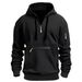 Pure Pure 2024 Cross-Border Autumn Winter Men's Sweatshirt Hoodie Pocket Zipper Pullover Sports Casual Fleece Thickened_viptrois.com