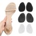 Ultra-Soft Silicone Forefoot Cushion Pads – Non-Slip Half Insoles For High Heels & Dress Shoes (Black, Nude, Black/White Dots, Clear)_viptrois.com