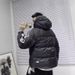Winter New Zipper Workwear Jacket Trendy Men's Hooded Short Coat Couple Matching Pullover Cotton Clothing_viptrois.com