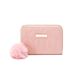 Women's New Quilted Clutch Wallet - Stylish Pom Pom Coin Purse For Women (Diamond Embroidery & Detachable Strap)_viptrois.com