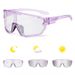 Outdoor Bicycle Riding Sunglasses Men's Colorful Color Changing Glasses Men's Sports Sunglasses Women's Cycling Glasses_viptrois.com