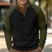 2026 Spring And Autumn New Men's Outdoor Raglan Casual Stand Collar Loose Corduroy Long Sleeve Sweatshirt_viptrois.com