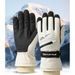 DTUCYCLE Winter Warm Gloves Outdoor Skiing Men And Women Riding Electric Motorcycle Fleece-Lined Thickened Touchscreen_viptrois.com