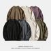Monochrome Man- 400G Suede Solid Color Sweatshirt Men Spring New American Retro Pullover Couple Hoodie Available For Second Wear_viptrois.com