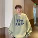 High-quality Navy Blue Heavy-duty Velvet Cotton Hoodless Crew Neck Sweater For Boys Autumn And Winter New Retro Teen_viptrois.com