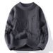 Men's Crew Neck Pullover Thickened Thermal Clothes Young And Loose Casual Men's Sweater_viptrois.com