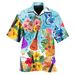 Men's Plus Size Short Sleeved Shirts 3D Digital Printing Hawaiian Style Source_viptrois.com